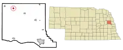 Location of Snyder, Nebraska