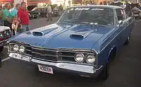 1967 Polara coupe with non-OEM hood scoops