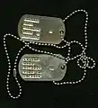 USMC ID tag, modern, designation: BAPTIST