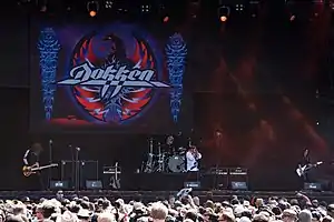 Dokken performing at Wacken Open Air 2018