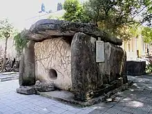 Image 13One of the dolmens from Eshera (now at the Sukhumi Museum) (from History of Abkhazia)