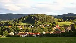 Lower part of Nezdice na Šumavě