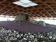 Musealised Dolmen de Dombate, Galicia (Spain)