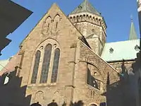 Choir, crossing tower and transept today