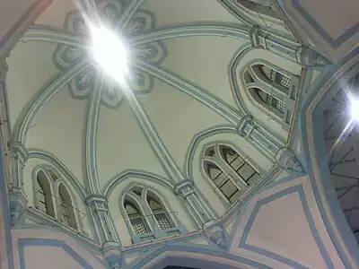 Inside view of the dome