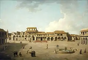 Image 4The Piazza (or main square) in central Havana, Cuba, in 1762, during the Seven Years' War. (from History of the Caribbean)