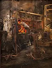 In the Blacksmith's Shop