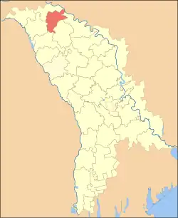 Location of Dondușeni