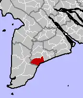 Location in Bạc Liêu province