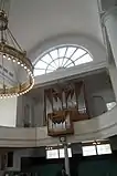 Interior with organ.