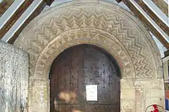 Door arch at St Lawrence's church, North Hinksey