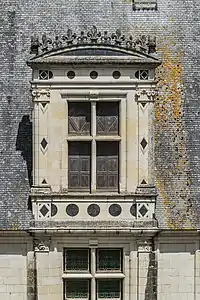 A lucarne or dormer window at Chambord