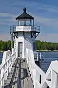 View from the access bridge to the light