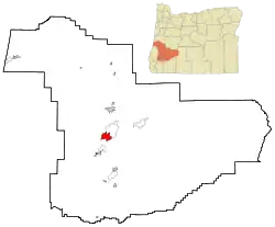 Location within Douglas County and Oregon