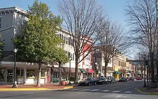 View of Loockerman Street in downtown Dover