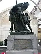 Another view of the central bronze.