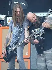 Rex Brown (left) and Kirk Windstein, 2009