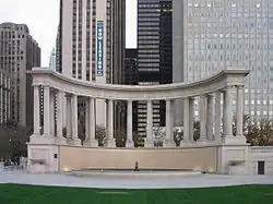 Millennium Monument in Wrigley Square