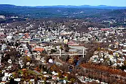 Downtown Fitchburg seen from the south.