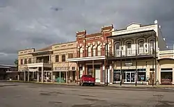 Historic district of downtown Goliad, Texas