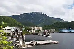 Ocean Falls waterfront in June 2009