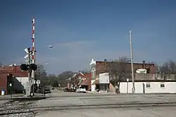 Level crossing on South David St.