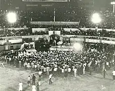 Crusade held in Caracas, Venezuela in El Nuevo Circo Stadium.