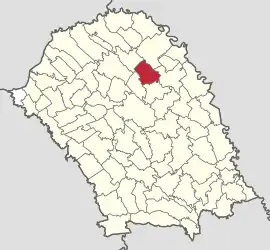 Location in Botoșani County