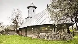 Wooden church in Drăcești