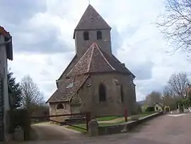 The church in Dracy-Saint-Loup