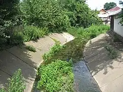 Dragomirna River in Ițcani