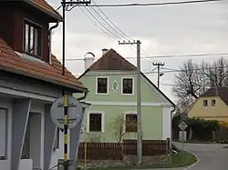 Houses by the main road