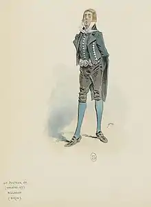 Le docteur Ox. GilleMortier, Offenbach's opéra-bouffe: Baron in the role of Niklausse - 1877.