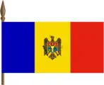 1:2 The obverse of the flag of Moldova
