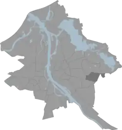 Location of Dreiliņi in Riga