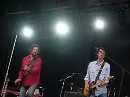 Drive-By Truckers performing at The Gorge Amphitheatre, Washington, during the Sasquatch! Music Festival in 2010
