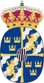 Arms of Queen Louise of Sweden