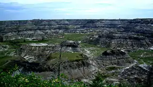 Badlands near Drumheller, Alberta