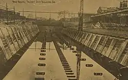 Dry Dock, Toledo Ship Building Company, Toledo, Ohio, 1912