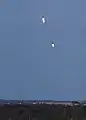 Double return of Falcon Heavy test flight boosters