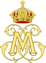 Dual Cypher of Emperor Maximilian and Empress Carlota of Mexico