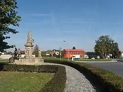 Square in Dub nad Moravou