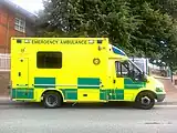 HSE-NAS emergency ambulance at St. James's Hospital, Dublin
