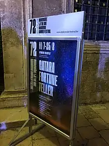 Dubrovnik Summer Festival 2021 exhibition poster