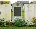 Gravestones including a Belgian grave.