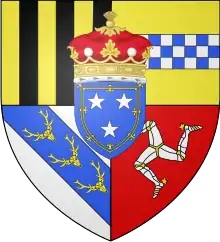 Arms of the 2nd to 4th Dukes of Atholl