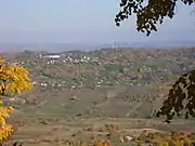Pietricica Ridge, viewed from Dumbrava village, Bacău County