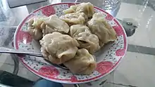 Dumplingsm a.k.a. manto, are a widely eaten dish in the region