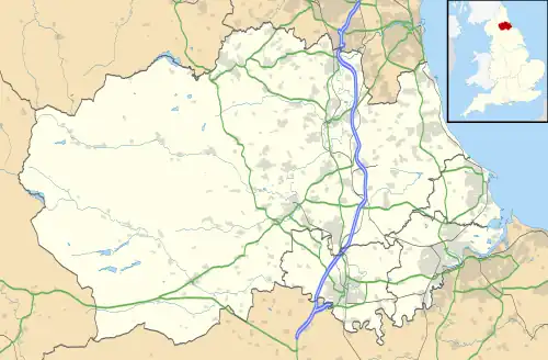 Throston is located in County Durham