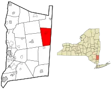 Location of Amenia, New York
